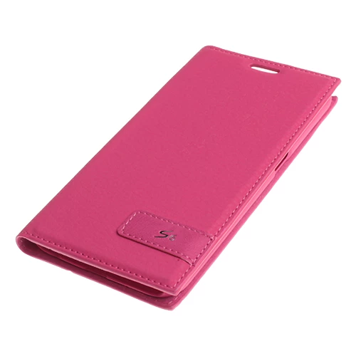 Galaxy S6 ile Uyumlu Kılıf Kapaklı Safir Serisi Pembe - 1