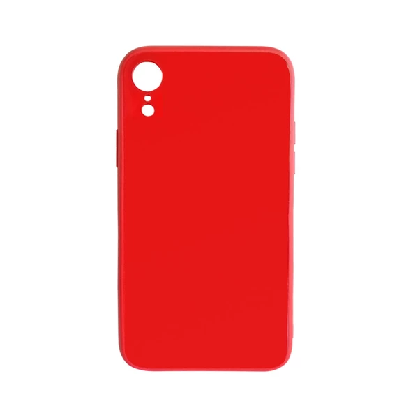 iPhone XR ile Uyumlu Mint Silikon Kılıf Kırmızı - 1
