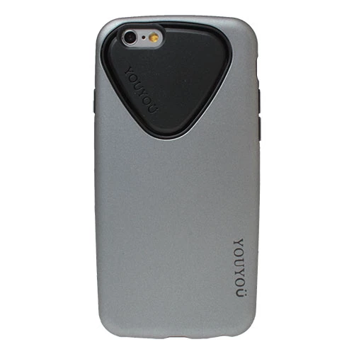 iPhone 6S/6 ile Uyumlu Kılıf Silikonlu Ultra Koruma Gri - 1