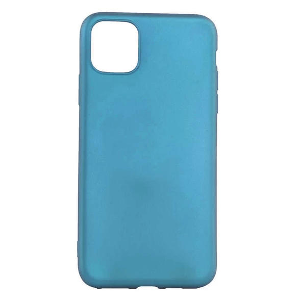 Zore iPhone 11 ile Uyumlu Premier Silikon Kılıf Mavi - 1
