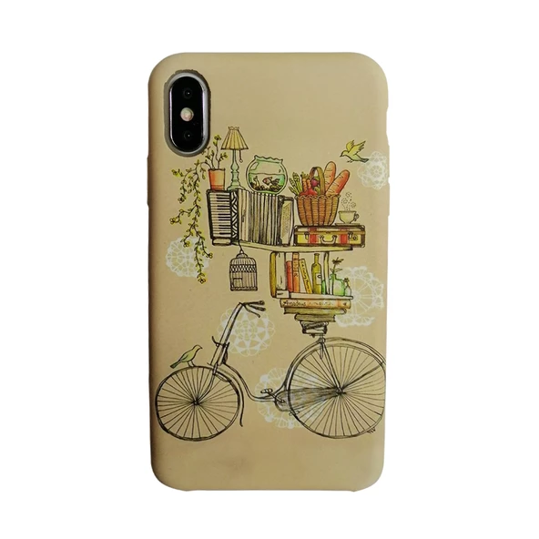 iPhone XS Max ile Uyumlu Desenli Silikon Kılıf Desen 4 - 1