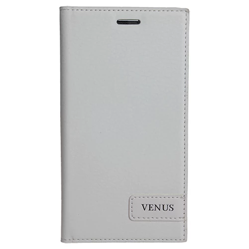 Venus 5V ile Uyumlu Kılıf Yan Model Safir Serisi Beyaz ürün görseli
