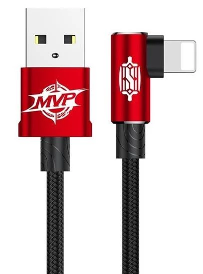 Baseus Lightning 1 Metre MVP Kablo Kırmızı - 2
