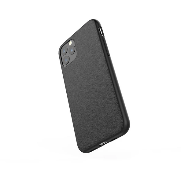 iPhone 11 Pro ile Uyumlu X-Doria Dash Air Serisi Gerçek Deri Kılıf Siyah - 2