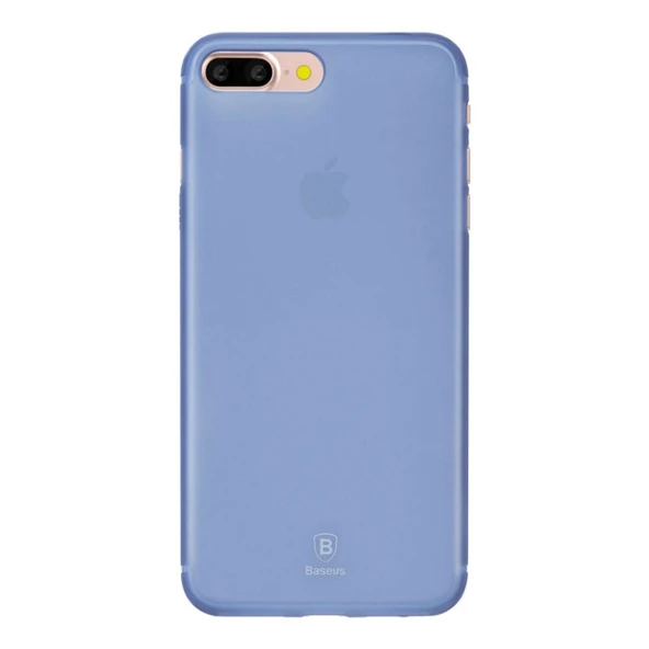 Baseus iPhone 7 Plus/8 Plus ile Uyumlu Slim Case Kılıf Lacivert - Resim 3