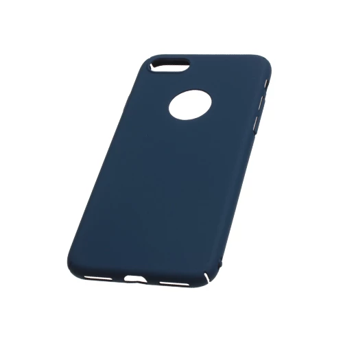 iPhone 7 ile Uyumlu Rubber Kılıf Lacivert - 1