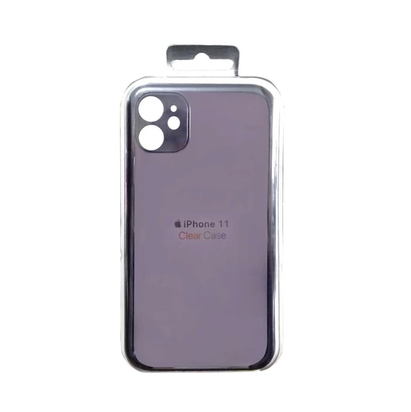 iPhone 11 ile Uyumlu Şeffaf Kılıf Siyah - 1