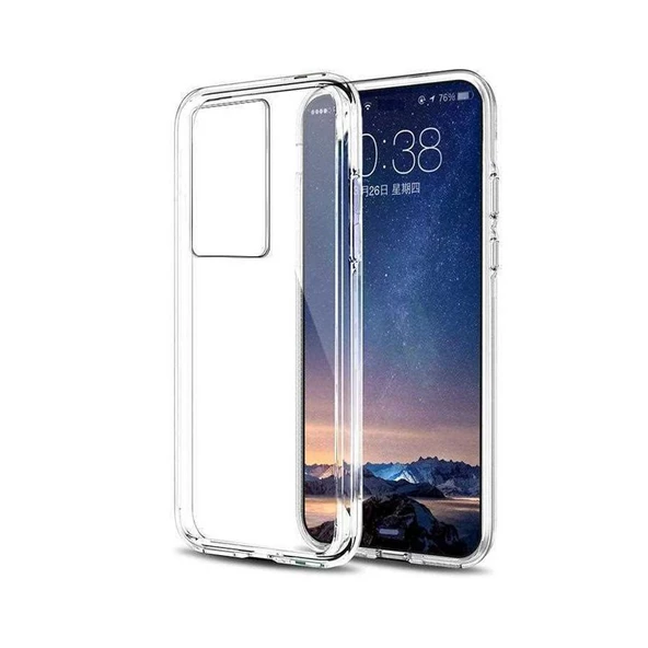 P40 Pro ile Uyumlu Ultra Slim Silikon Kılıf Şeffaf ürün görseli