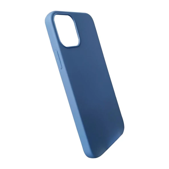 iPhone 12 (6.1") ile Uyumlu Nxe Desing Silikon Kılıf Mavi - 2