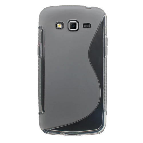 Galaxy Grand 2 G7100 ile Uyumlu S Desenli Silikon Kılıf Beyaz - 1