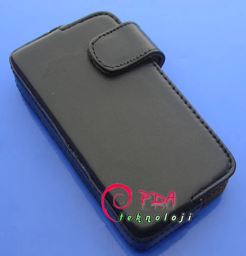 N96 ile Uyumlu Kapaklı Deri Kılıf (Yan Model) - 1
