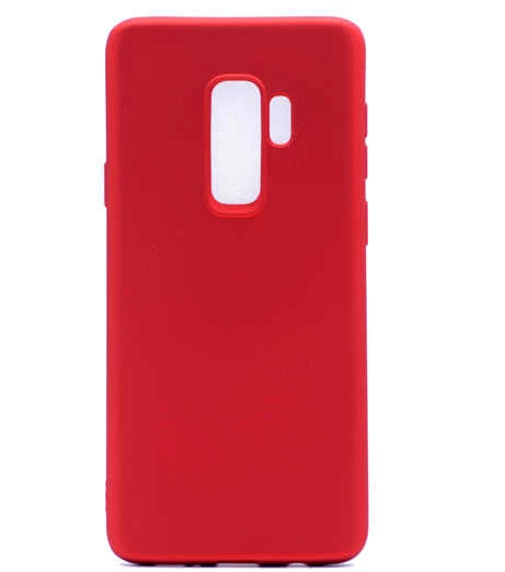 Zore Galaxy S9 Plus ile Uyumlu Premier Silikon Kılıf Kırmızı - 1