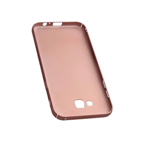 Galaxy A7 (2017) A720F ile Uyumlu Rubber Kılıf Rose Gold - 2
