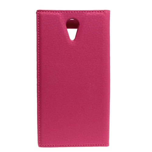 Desire 620 ile Uyumlu Kılıf Pencereli Kapaklı Safir Serisi Pembe - 2