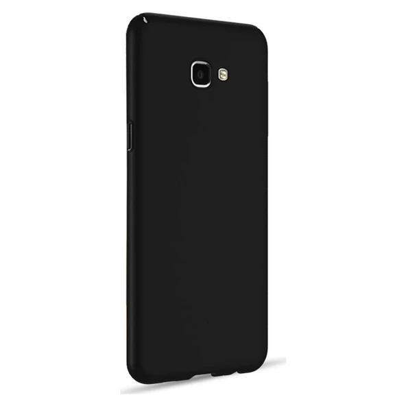 Galaxy A7 2017 ile Uyumlu Rubber Sert Kılıf Siyah - 1