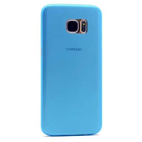 Galaxy S7 Edge ile Uyumlu Slim Cover Açık Mavi - 1