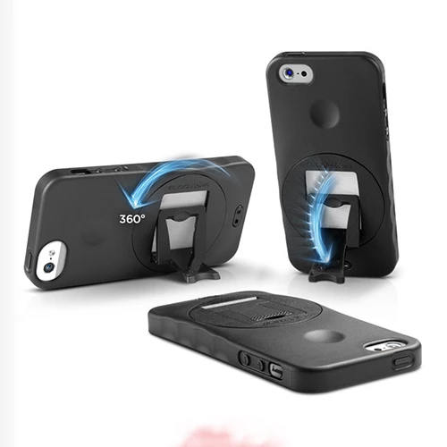 iPhone SE/5S/5 ile Uyumlu ZeroChroma Vario Kılıf Siyah - Resim 2