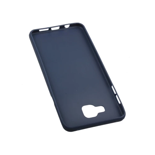 Galaxy A510F Galaxy A5 (2016) ile Uyumlu Kılıf Desenli Silikon Lacivert - Resim 2