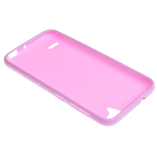 T60 ile Uyumlu Kılıf Parlak Silikon Pembe - Resim 2