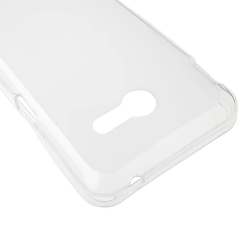 Zenfone 4 ile Uyumlu Silikon Kılıf Beyaz Renk - 1