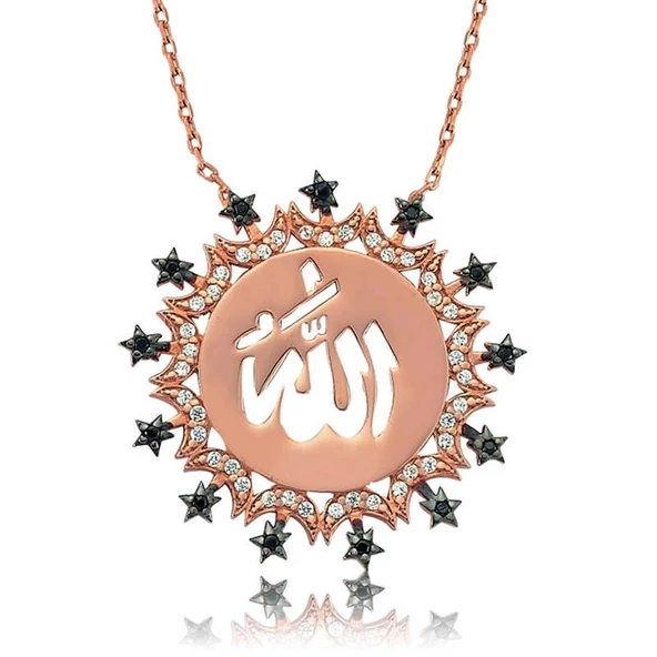 MuI MuI Gümüş Allah Yazılı Bayan Kolye