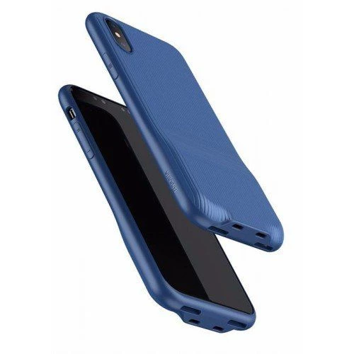 Baseus iPhone 7 / 8 ile Uyumlu Şarj ve Kulaklık Girişli Audio Case Kılıf Mavi - 3