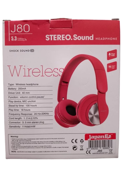 JAPANEX BLUETOUHT KULAKLIK J80 - 2