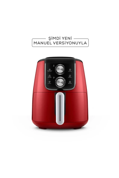 Air Pro Cook Manuel Xl Airfryer Ruby - Resim 8