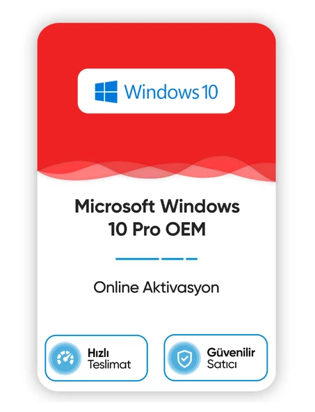 Windows 10 Pro Dijital Lisans Online Aktivasyon ürün görseli 1