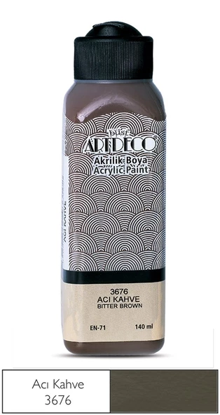 Artdeco Akrilik Boya 140ml Acı Kahve 3676