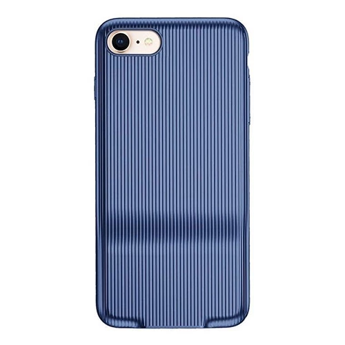 Baseus iPhone 7 / 8 ile Uyumlu Şarj ve Kulaklık Girişli Audio Case Kılıf Mavi - 2