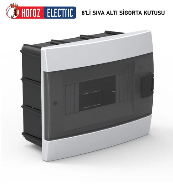 HOROZ ELEKTRİK 8 Lİ SIVA ALTI SİGORTA KUTUSU