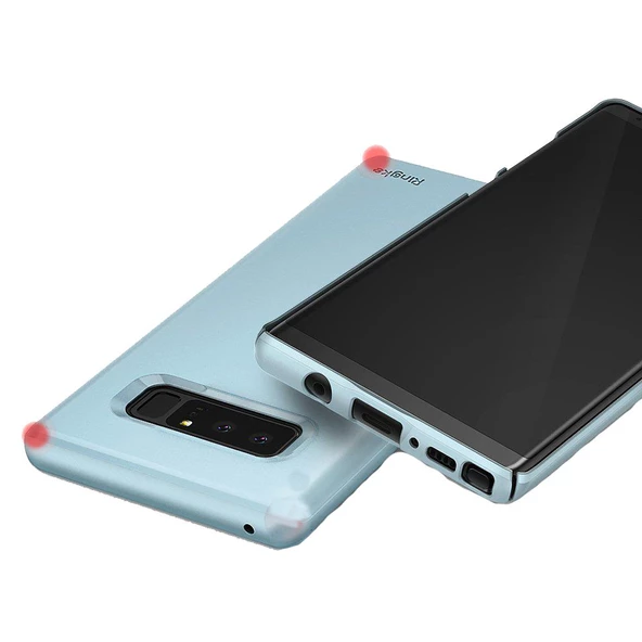 Ringke Slim Galaxy Note 8 ile Uyumlu KIlıf Sky Blue - 3