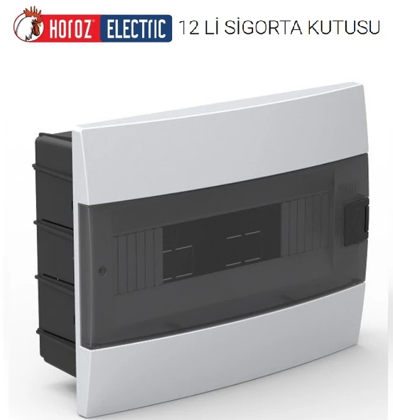 HOROZ ELEKTRİK 12 Lİ SIVA ALTI SİGORTA KUTUSU