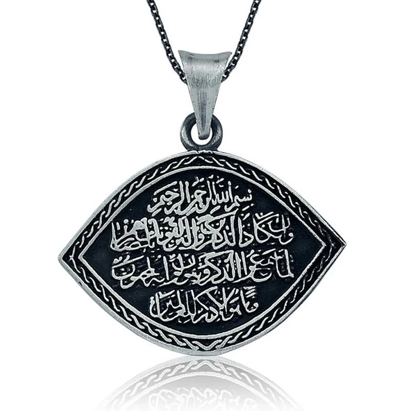 MuI MuI Gümüş Nazar Duası Bayan Kolye