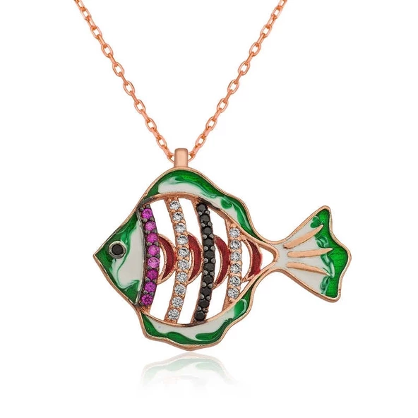 MuI MuI Gümüş Balık Kolye