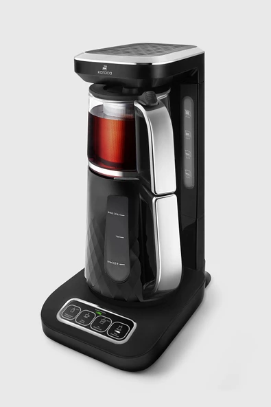 Robotea Pro Quartz 4 in 1 Konuşan Çay Makinesi Black Chrome - 3