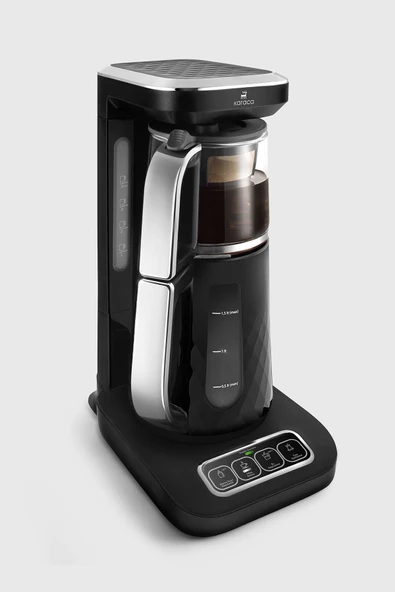 Robotea Pro Quartz 4 in 1 Konuşan Çay Makinesi Black Chrome - 2