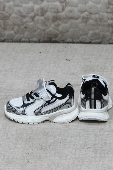 Fort Cool Adam Gri Anatomik Rahat Hafif Erkek Çocuk Ayakkabı - Resim 4