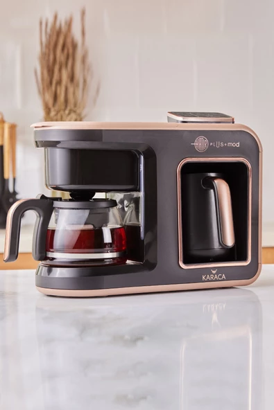 Hatır Plus Mod 5 In 1 Konuşan Kahve Ve Çay Makinesi Rosie Brown
