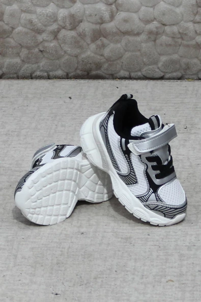 Fort Cool Adam Gri Anatomik Rahat Hafif Erkek Çocuk Ayakkabı - Resim 5