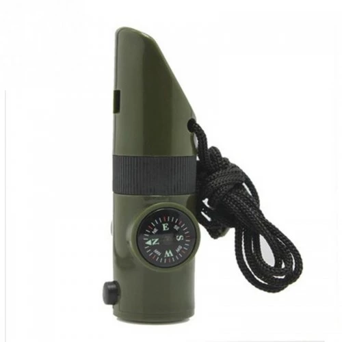 Nikula Çok Fonksiyonlu Askeri Pusula Led Işıklı-Düdük-Termometre-Pusula - Resim 4