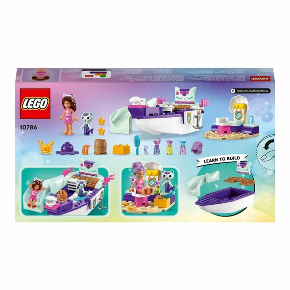 LEGO Gabby ve Süslü Kedi’nin Gemisi ve Spa 10786 - 4