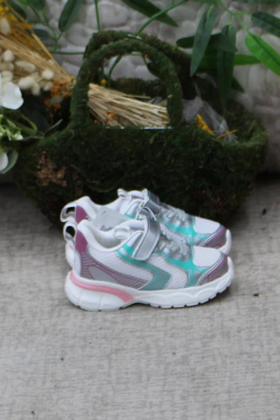 Fort Cool Adam Gümüş Anatomik Rahat Hafif Kız Çocuk Ayakkabı ürün görseli