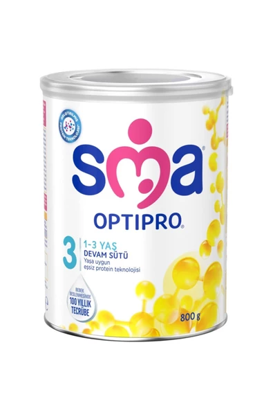 SMA Optipro Probiyotik 3 Bebek Devam Sütü 1-3 Yaş 800 Gr