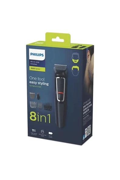 Philips Multigroom 3000 Serisi MG3730/15 8'i 1 Arada Erkek Bakım Seti - 8