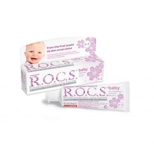 R.O.C.S.Baby Diş Macunu 0-3 Yaş 35 ml Ihlamur