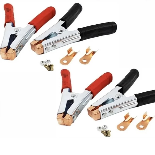 AKÜ TAKVİYE KABLO MAŞASI BAKIR UÇLU PROFESYONEL