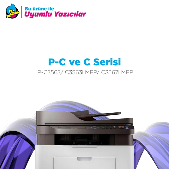 Utax PK-5020 Muadil Toner Kırmızı / P-C3563/ C3563i MFP / C3567 / C3567i MFP - 3