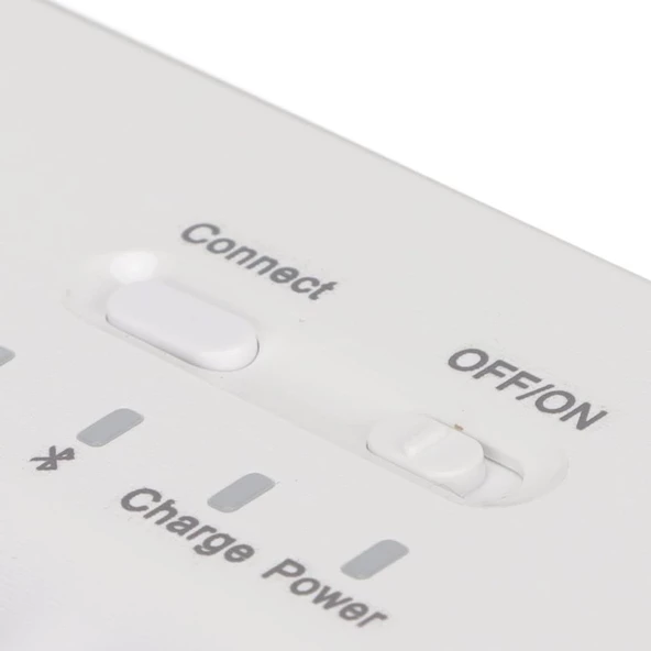 Apple iPad Mini 5 7.9" Uyumlu Kablosuz Bluetooth Şarj Edilebilir Klavye Mouse Seti - Mor - 2